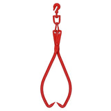 32in - Log Lifting Tongs Heavy Duty Grapple Timber Claw W46537380