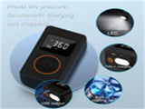 1pc Black 3600mAh Portable Car Inflation Pump, Intelligent Wireless Tire Inflation Pump, 19577869