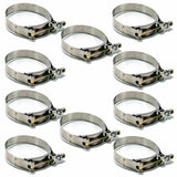 Universal 3" Inch Aluminum Intercooler Piping U-Pipe KitCoupler BlackT-Clamps 80692802