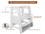 Toddler Standing Tower for Kitchen, Step Stool for Kid's Adjustable Height Learning Stool, Removable 92189250