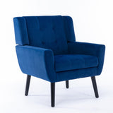 Modern Soft Velvet Material Ergonomics Accent Chair Living Room Chair Bedroom Chair Home Chair With W676P313964