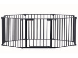 200" Adjustable Safety 8 Panels Play Yard Metal Doorways Fireplace Fence Christmas Tree Fence W206P150113