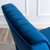 Reese Mid Century Modern Accent Chairs Set of 2 with Minimalist Design, Elegant Velvet Upholstery B2735P271030