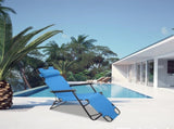 RHC-202 Portable Dual Purposes Extendable Folding Reclining Chair Blue 75407956