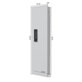 ZNTS 53" Fingerprint Touch Panel In-Wall Safe,Hidden Wall Gun Safe for Rifles with Adjustable W1779P207551