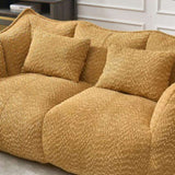 Soft beanbag chair with high resilience foam core for two people. The comfortable square recliner W1996P252272