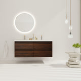 48 Inch Bathroom Vanity With Dual Sink, Resin Sink, 4 Soft Close Drawers, 48x18 W999110579