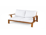2 Pieces Outdoor Sofa Set 2-person Patio Seating Group Outdoor Conversation Set with Cushions and a N719P246159L