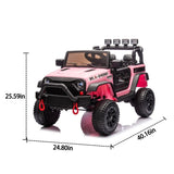 ZNTS 24V Kids Ride On Car W/Parents Remote Control,400W Motor,Four Wheel Suspension,Adjustable W1578P208320