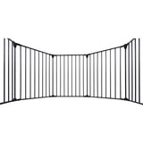 150" Adjustable Safety 6 Panels Play Yard Metal Doorways Fireplace Fence Christmas Tree Fence 98466678