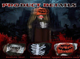 5.6ft Halloween Decorations Outdoor Life Size Animatronics Ghost with Pumpkin Head, Sound-Actived 09096478