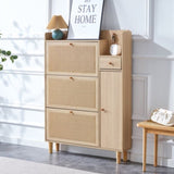 The modern minimalist MDF shoe cabinet, suitable for a variety of styles including Nordic, Japanese, W3226P278926