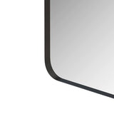Wall Mirror 30x40 Inch Black Rectangular Mirror Metal Framed Mirror Vanity Mirror Dressing Mirror, W1435107733