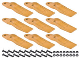 1324720 8T4778 1592953 Nine Bucket Uni-Teeth Replacement for Caterpillar 277D, 287, 287C2 17867282
