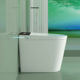 Compact Smart Toilet with Bidet Seat Built-in, Modern Tankless Design with 23.25" Depth, Open W2826P252047
