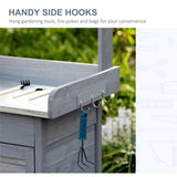 Garden Work BenchOpen Shelf Storage 06982426