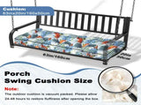 Outdoor Bench Cushion, 63 20 4 Inch, Tufted Waterproof Swing Cushion with Ties, for Patio Bench 02763939