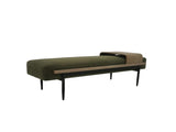 1 PCS Cocktail Ottoman with slide tray Green B035P319672