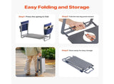 Garden Kneeler and Seat with 11" Wide Kneeling Pad, 360 lbs Capacity, Folding Design, 2 Tool Bags, 81165871