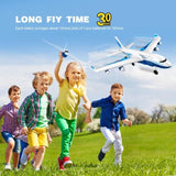 4DRC G2 RC Plane 4-Axis Fighter Jet 2.4Ghz 2 Channel RC Aircraft with LED 2 Batteries,Kids Gifts 18649076