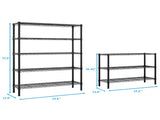 49.2''W Adjustable Storage NSF Wire Shelving Unit Multiple rows Shelving for Storage Rack 58966298