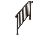 Outdoor 3 Level Iron Handrail Copper 60429140