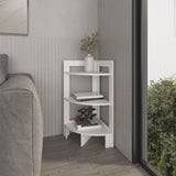Gisela Corner Shelf With Three Shelves,White B128P237170