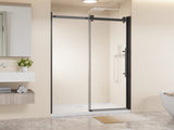 48.in W x 72.in H Frameless Shower Single Sliding, 1/4 inch Thick Clear Tempered Glass Shower W3048P469329