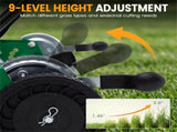 18-Inch 5-Blade Push Reel Lawn Mower with Grass Catcher, Manual Walk-Behind Mower with 4-Level 72753871