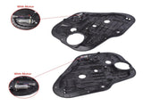 2Pcs Rear Left and Right Side Power Window Regulator with Motor Fit for Kia Sorento Sport Utility 47106650