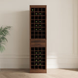 brown walnut color modular 24 wine bar cabinet Buffet Cabinet W331P266135