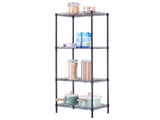 4-Tier Wire Shelving Unit Metal Storage Rack 06005411