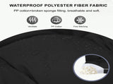 Outdoor Swing Cushions 70 Inch, Waterproof 4" Thick Porch Swing Cushion Replacement with Backrest 10431425