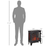 Electric Fireplace Heater LED Flame Fireplace Stove 21608799