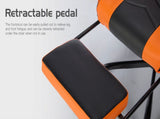 Gaming Chair with Footrest, Ergonomic Computer Chair with Headrest and Lumbar Support, Breathable W2367P288694