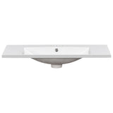 36x18" Rectangular 3 Hole Bathroom Resin Sink, Vanity Top Sink Only, Fits 4" Center WF316073AAK