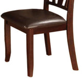 ZNTS Set of 2 Side Chairs Dark Espresso Finish Solid wood Kitchen Dining Room Furniture Padded B01182197