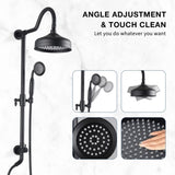 Shower Head with Handheld Shower System with 8" Rainfall Shower Head, Dual Shower Combo W121990175