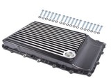 Heavy Duty Cast Aluminum Transmission Oil Pan Replacement for Ford F-150 Mustang Expedition Ranger 62081810
