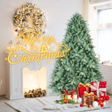 Artificial 4ft Blue green Tint Christmas Tree with 592 PE/PVC Mixed Branch Tips, memory wireiron 04785518