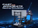 Enhanced and stable racing wheel cockpit, compatible with Fanatec, PXN, Thrustmaster, and Logitech 54407566