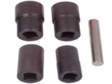 Twist Socket Wheel Lock Nut Removal Extractor Tool 1/2 Drive 17 19 21 22mm 67745767