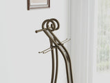 Cello Shape Wine Bakers Rack, Freestanding Wine Rack with Storage Bottle, Wine Storage Home Bar for W2167P192595