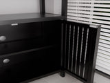 Black Large Capacity Bamboo Cabinet Furniture for Bathroom Living Room Bathroom Bamboo W2207P327622