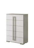 ZNTS Olivia Contemporary Style 5-Drawer Chest Made with Wood in White B009P241739