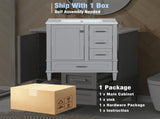 30" Bathroom Vanity , Modern Bathroom Cabinet with Sink Combo Set, Bathroom Storage Cabinet with a WF321698AAE