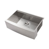 33x22x10"Farmhouse Apron Single Bowl Stainless Steel Kitchen Sink with Workstation W2898P228900