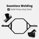 Olympic Hex 1000Lbs Weight Capacity, Trap 56" Chrome Finish Hex Weight Lifting Deadlift T3060P511652