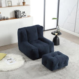Fluffy bean bag chair, comfortable bean bag for adults and children, super soft lazy sofa chair with W1996P190380