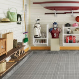 12 x 12 Inch Gray Interlocking Deck Tiles Plastic Waterproof Outdoor All Weather Anti-slip Bathroom 55281923